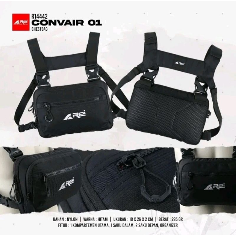 chest rig pria convair 01 arei outdoorgear/tas dada rei