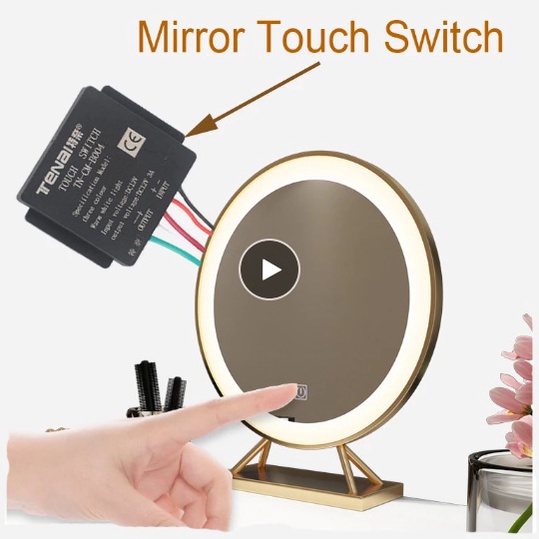 UA Bathroom Mirror Switch Touch Sensor For Led Light 512vSaklar Sensor