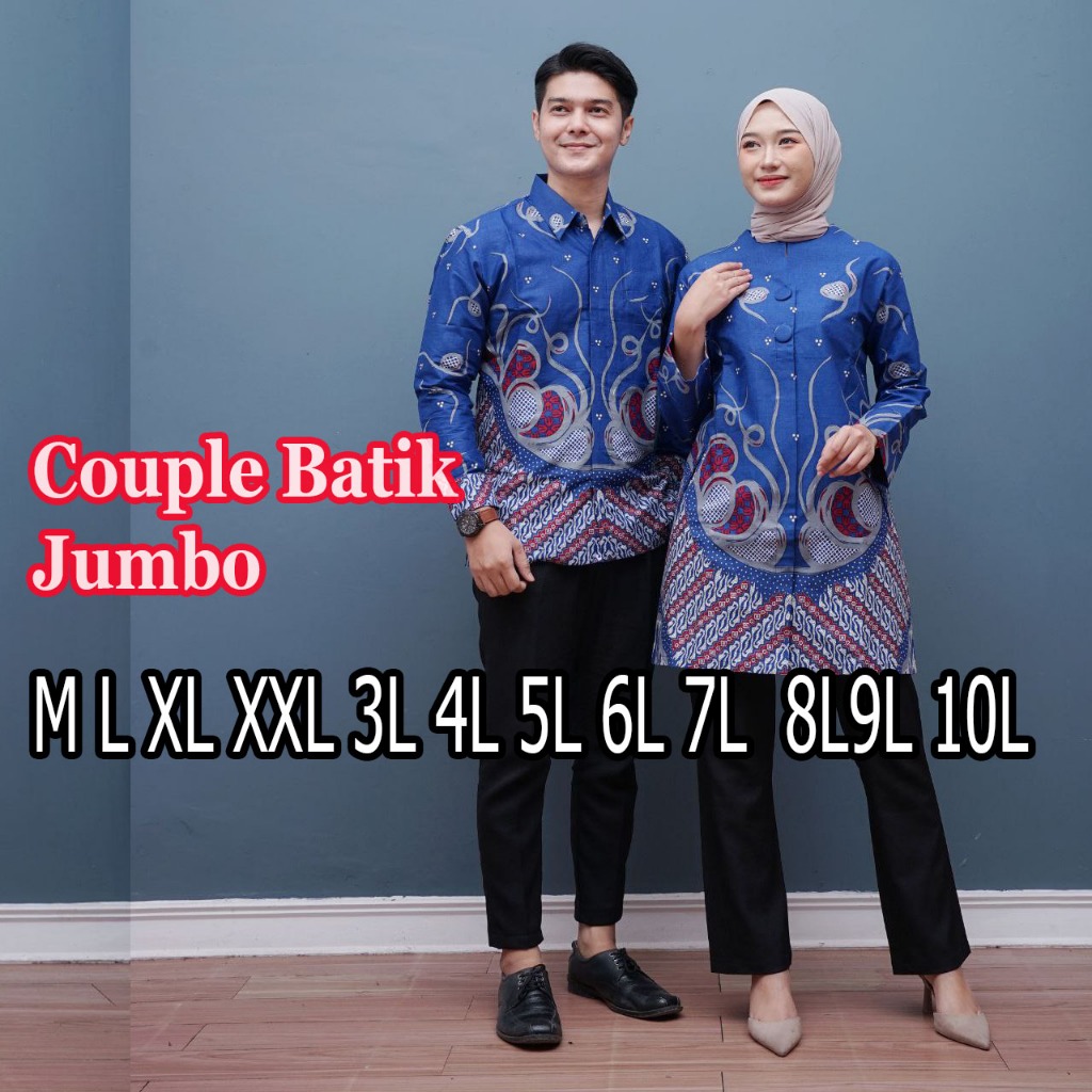 Couple Tunik Atasan wanita Lengan PANJANG | M L XL XXL 3L 4L 5L 6L 7L 8L 9L 10L SUPER JUMBO | atasan
