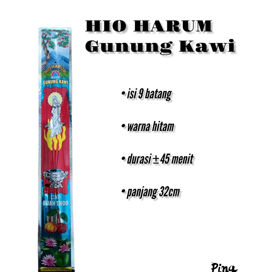 Baru Dupa Gunung Kawi Cap Buah Thoo