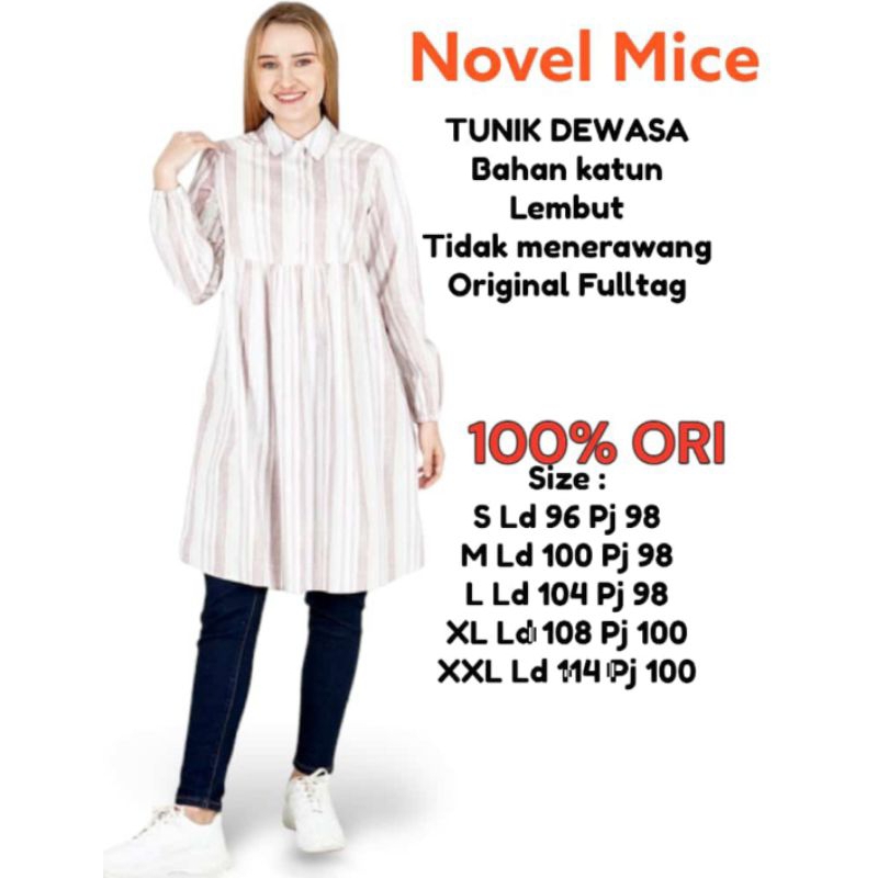 Tunik Novel Mice Original