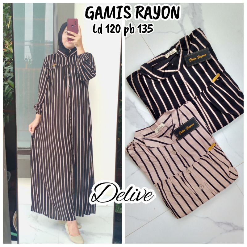 Gamis Rayon //Gamis Rayon motif//Gamis Rayon