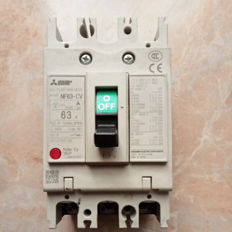 bleker/mccb Mitsubishi NF63-CV /63a