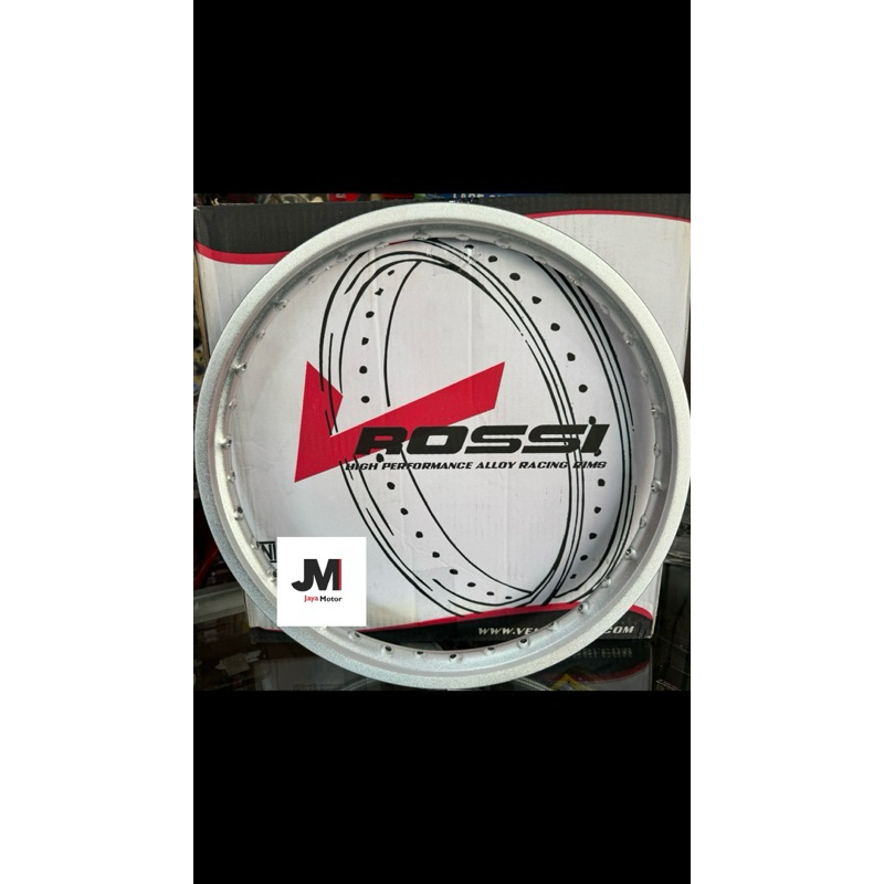 VELG LINGKAR ALLOY 160-17 V-ROSSI SILVER KULIT JERUK UKURAN 160-17
