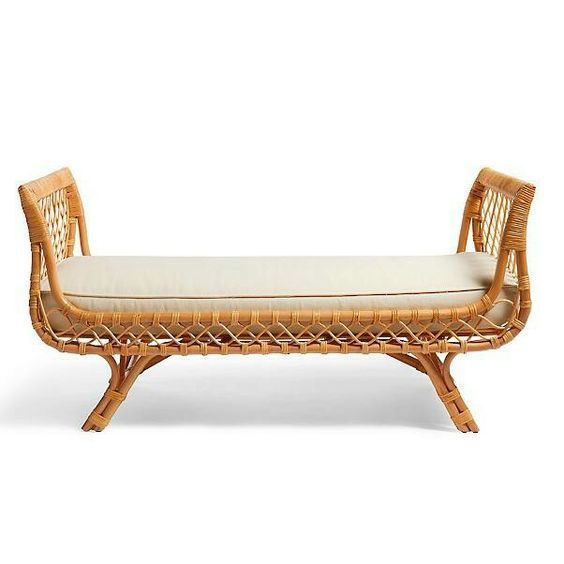 [ SIPALING AESTHETIC ] Sofa Rotan Bench Aesthetic Vienna / Sofa Panjang Rotan Vienna / Sofa Rotan Ca