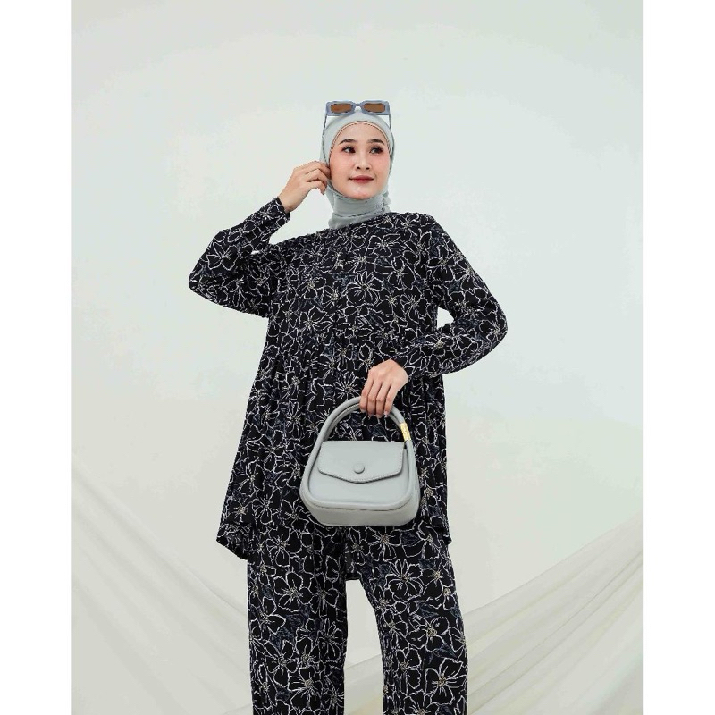 ZEZA - Setelan Wanita Piyama Rayon - Lora Pajamas size XL