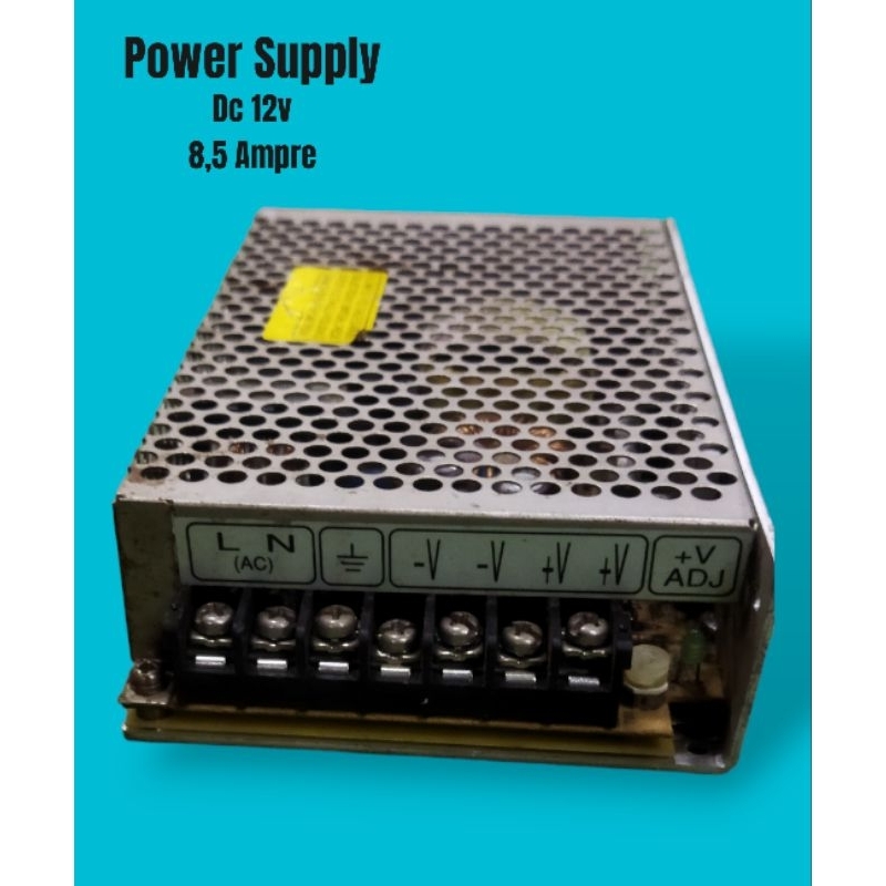 Power Supply Dc 12v 8.5ampre / bekas /copotan
