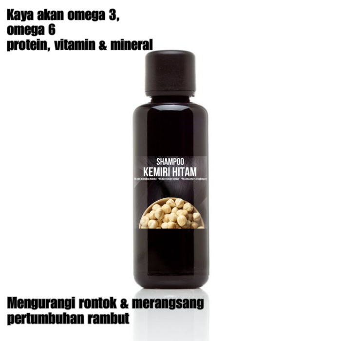 100% original black kemiri shampoo sampo kemiri hitam asli