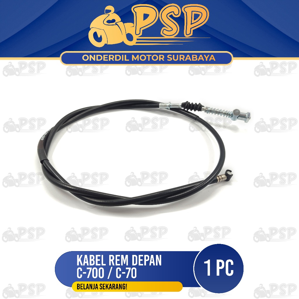 Kabel Rem Depan C 700 - Cable Cabel Seling Tali Kawat Rim Brake Break Depan Honda C70 C 800 Supercub