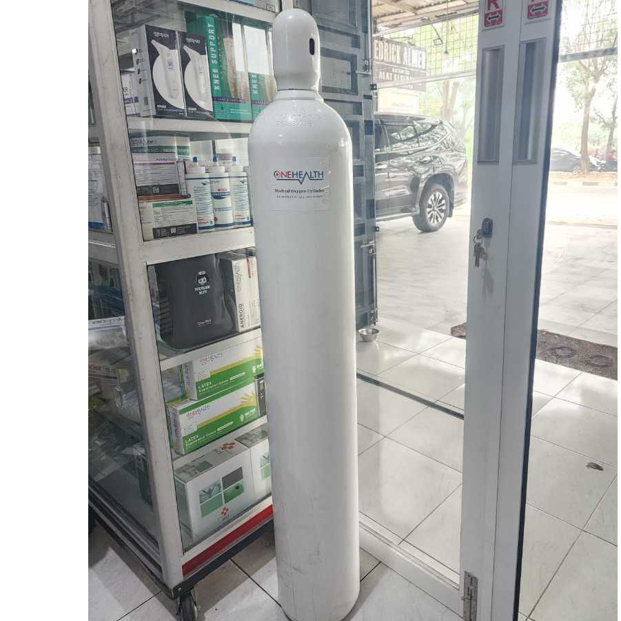 TABUNG OKSIGEN 6M3 MEREK ONEHEALTH, LOTUS  MEDICAL GRADE ISI FULL / TABUNG OKSIGEN 6M3 / TABUNG OKSI