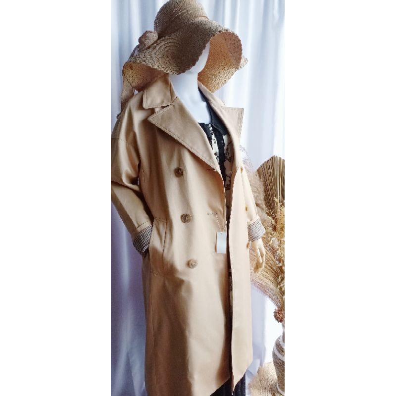 Coat katun import mixxo