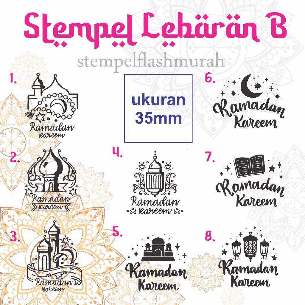 

stempel custom amplop THR B idul fitri parcel lebaran nama perusahaan