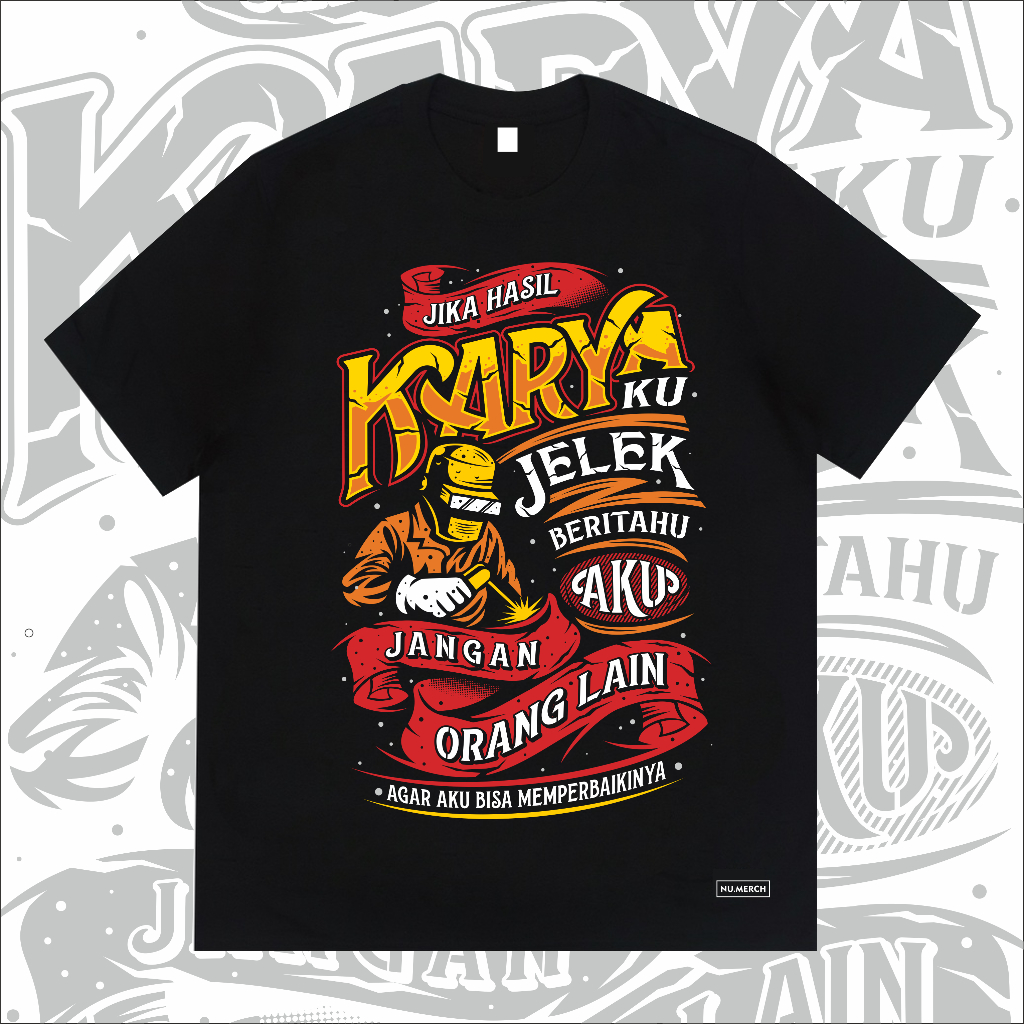 KAOS TUKANG LAS PREMIUM - KAOS DISTRO - KAOS KATA BIJAK - KAOS TUKANG LAS BERKUALITAS