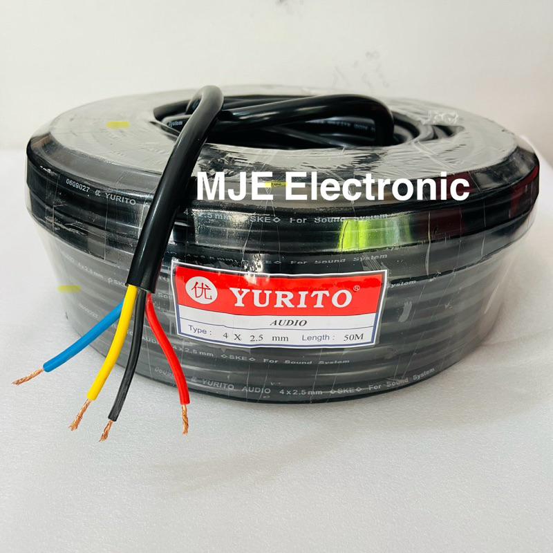 Kabel speaker yurito 4x2,5mm serabut tembaga