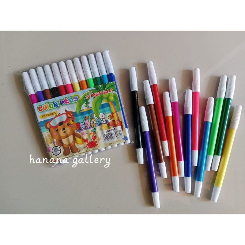 

SPIDOL 12 WARNA MONTANA (1 PACK ISI 12 PCS)