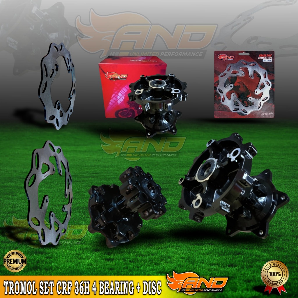 Tromol Set CRF 36 H 4 Bearing + Disc AND