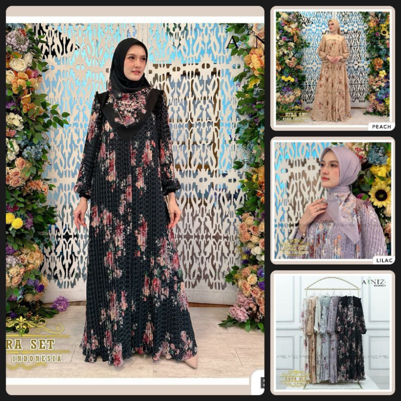 Cyra Set by Arniz / Cyra Set by Arniz collection / Cyra Set by Arniz Indonesia / Gamis Arniz /Arniz 