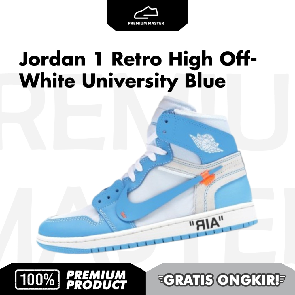 Jordan 1 Retro High Off-White University Blue