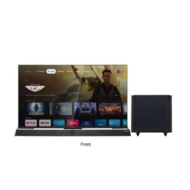 TV LED POLYTRON 50INCH ANDROID SOUNDBAR CINEMAX