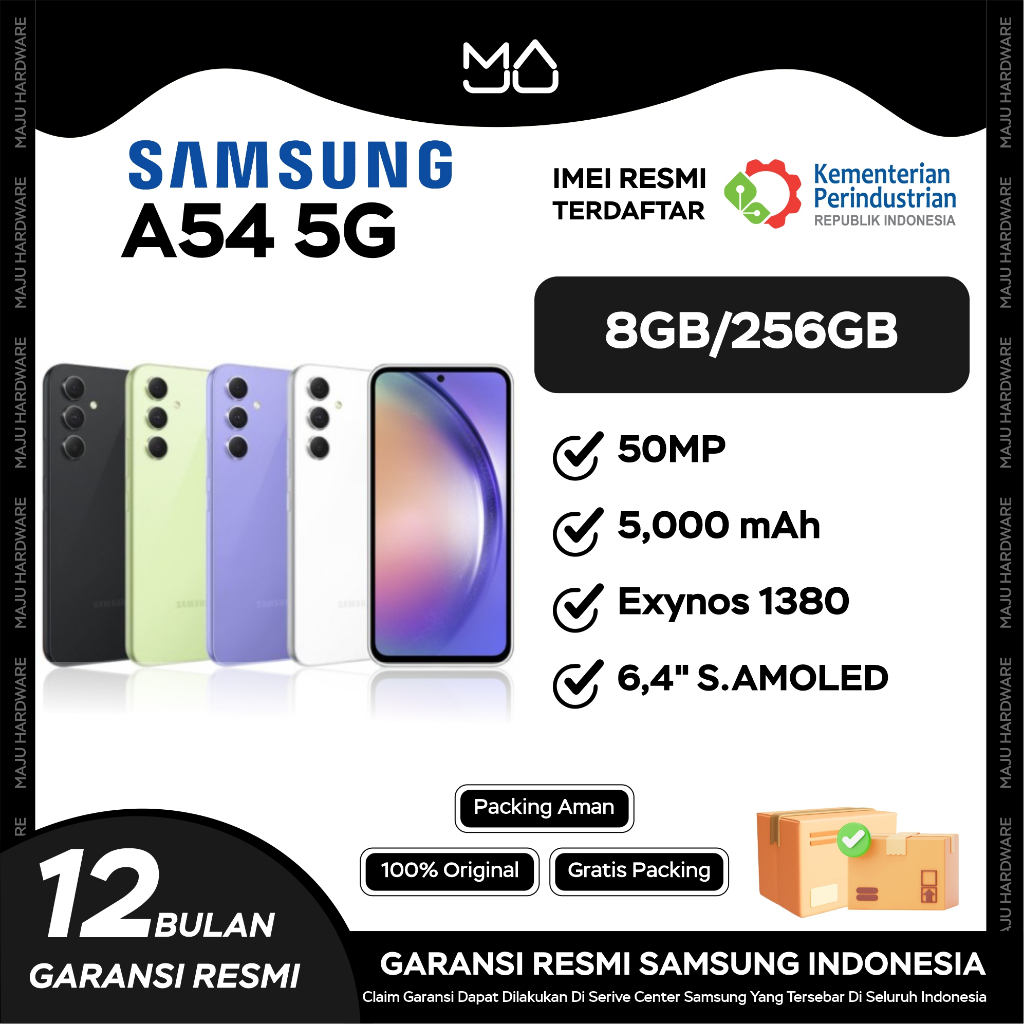 Samsung A54 5G 8/256 GB Garansi Resmi