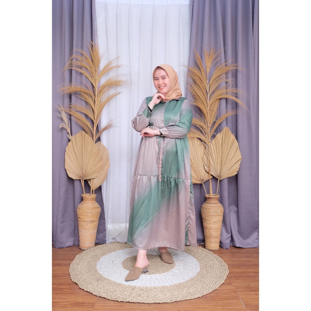 De Farah - Dee Green Gamis - Daily