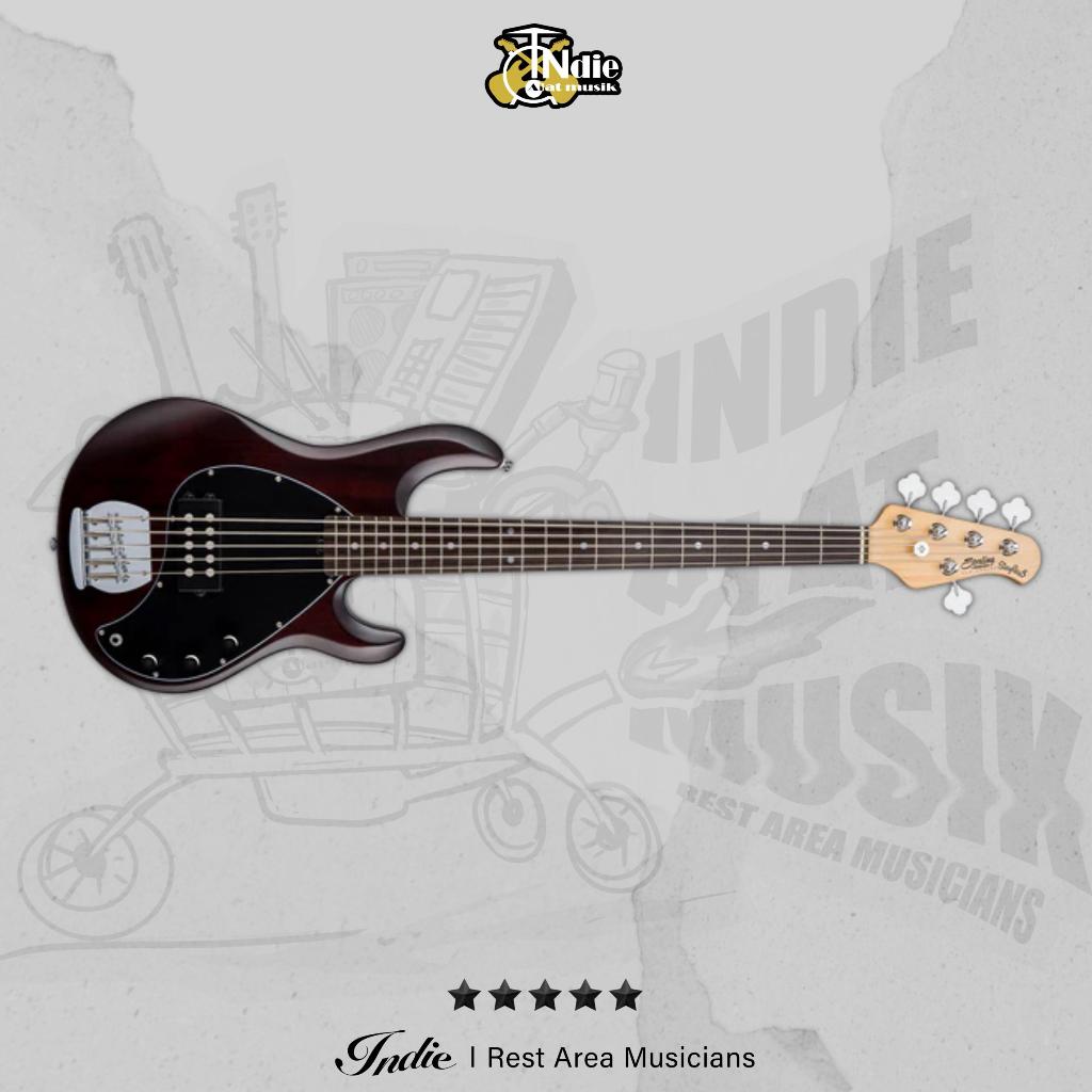 Gitar Bass Sterling SUB Series RAY5 5 string Jatoba FB Walnut Satin