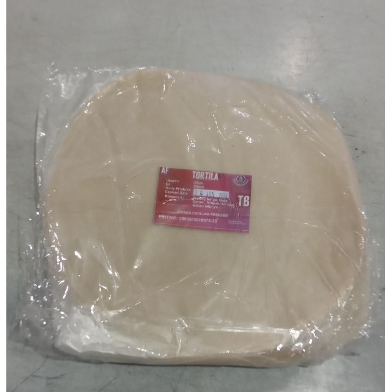 

Roti Arab Tortilla Premium isi 20 pcs, ukuran : 25cm