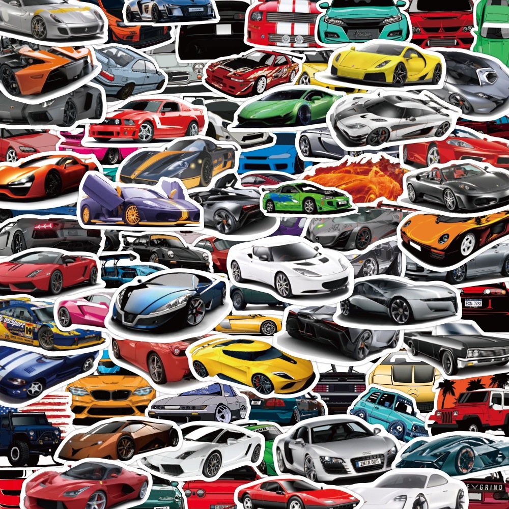

STIKER VINIL ISI 50 PCS CAR SPORT FAST MOBIL ANTI AIR AESTHETIC