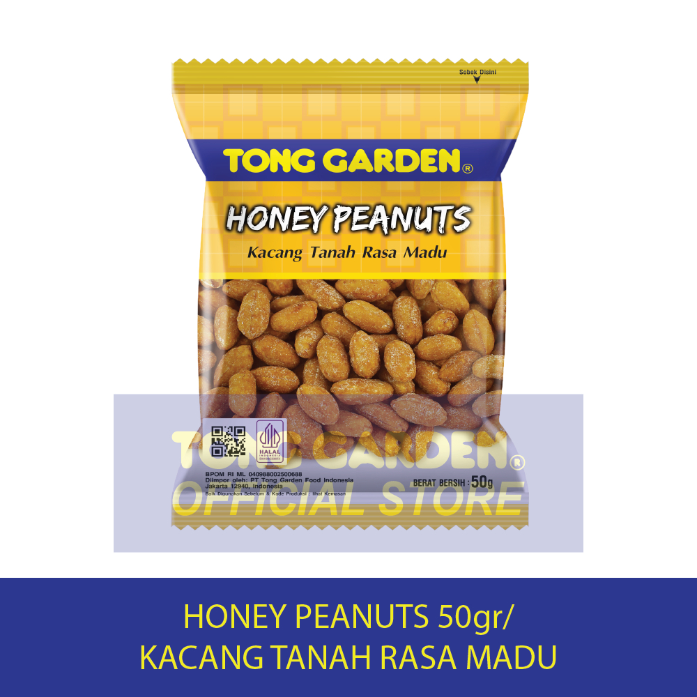 

Tong Garden Honey Peanut 50 g - Kacang Tanah Manis 50 g