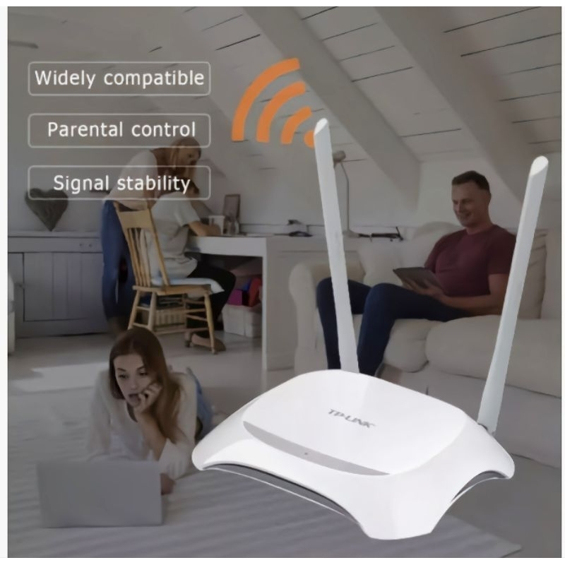 Wireless Router TP LINK WR842N TEMBAK WIFI TANPA KABEL, WISP - REPEATER