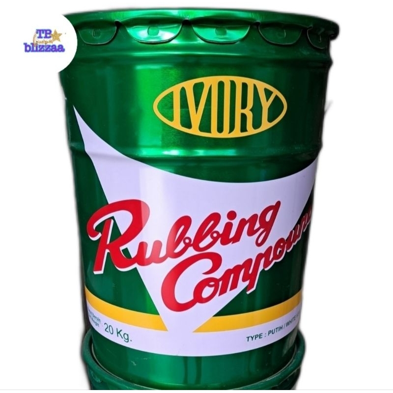 Rubbing Compound Ivory 20kg Pail Putih Halus Kompon Ivory 20kg Pel Putih Halus