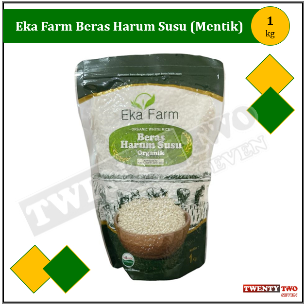 

EKA Farm - Beras Harum Susu (Menthik Wangi Susu) Organik 1 Kg