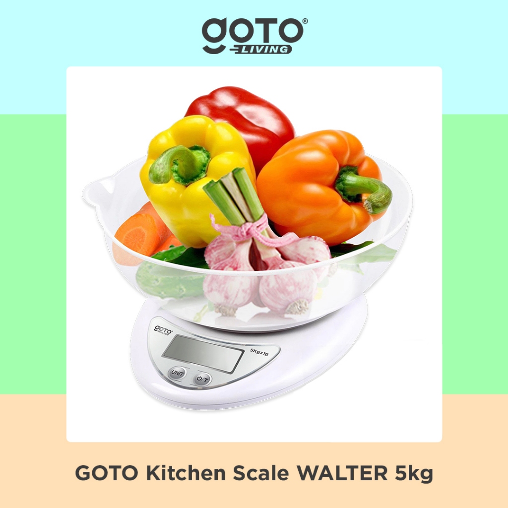 Goto Walter Timbangan Dapur Digital Kue Bumbu Mangkok Kitchen Scale