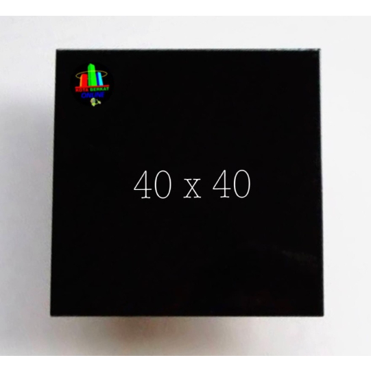 KERAMIK GNET HITAM GLOSSY 40 x 40