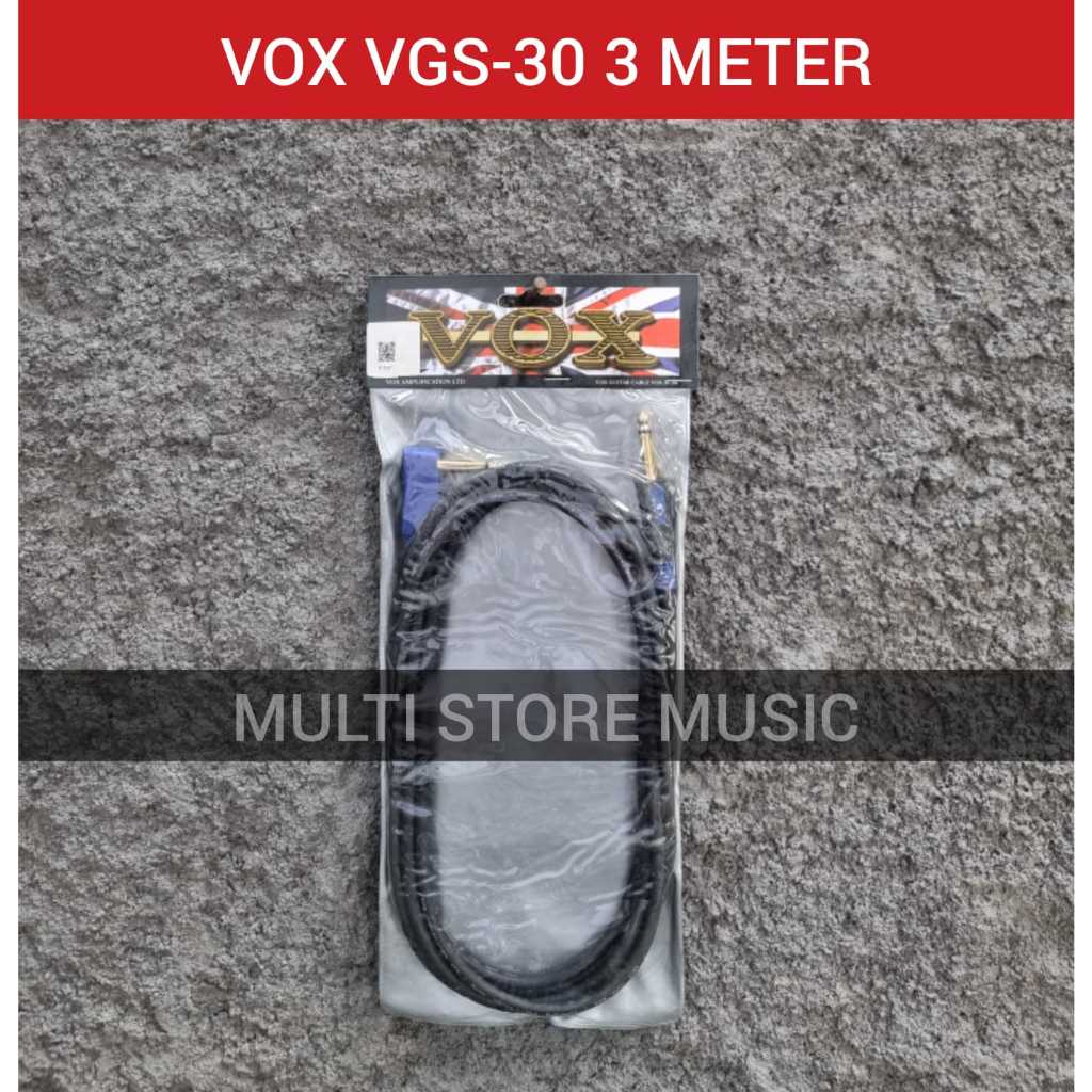 Kabel Jack 3 Meter - Kabel VOX VGS30 - Kabel VOX VGS 30 - kabel Jack VOX - Kabel Jack Gitar Bass Key