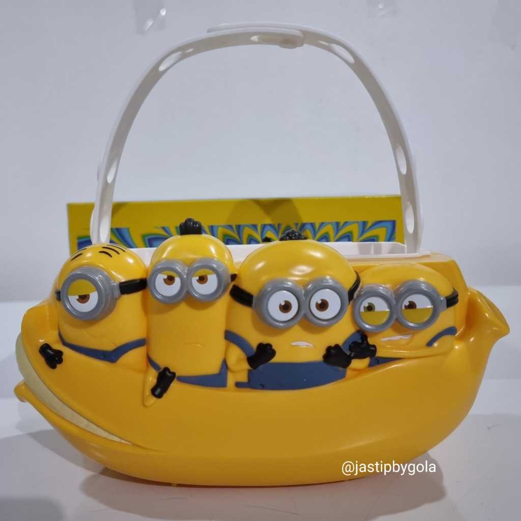 Minions Tray Mcd Happy Meal Popcorn Bucket Limited Rise Of Gru Minion