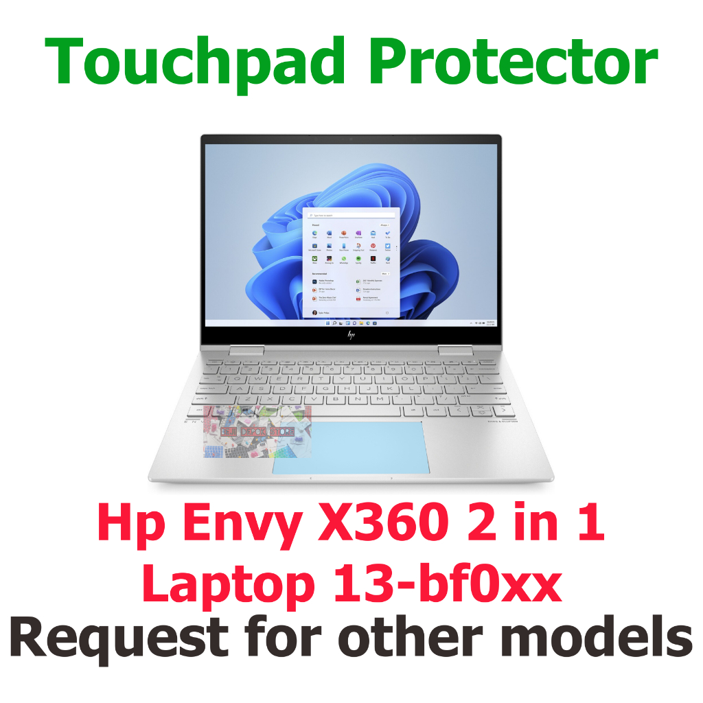 Touchpad Trackpad Protector Hp Envy X360 2 in 1 Laptop 13-bf0xx