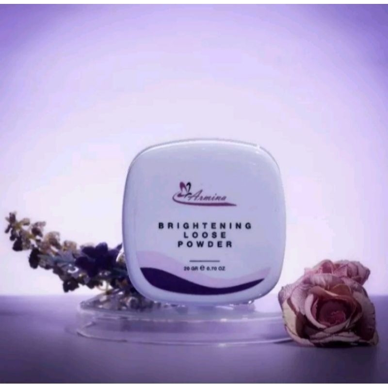 BEDAK TABUR WHITENING - Brightening Loose Powder - Pemutih Wajah - Bedak Glowing - 20 gr