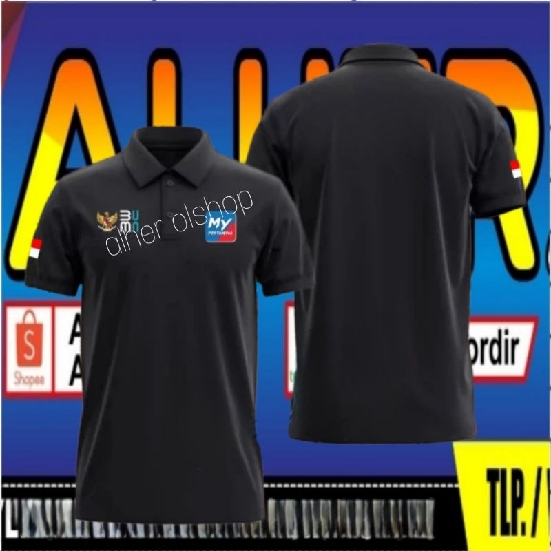 kaos my Pertamina baju my Pertamina seragam my Pertamina kaos kerah my Pertamina baju kerah my Perta