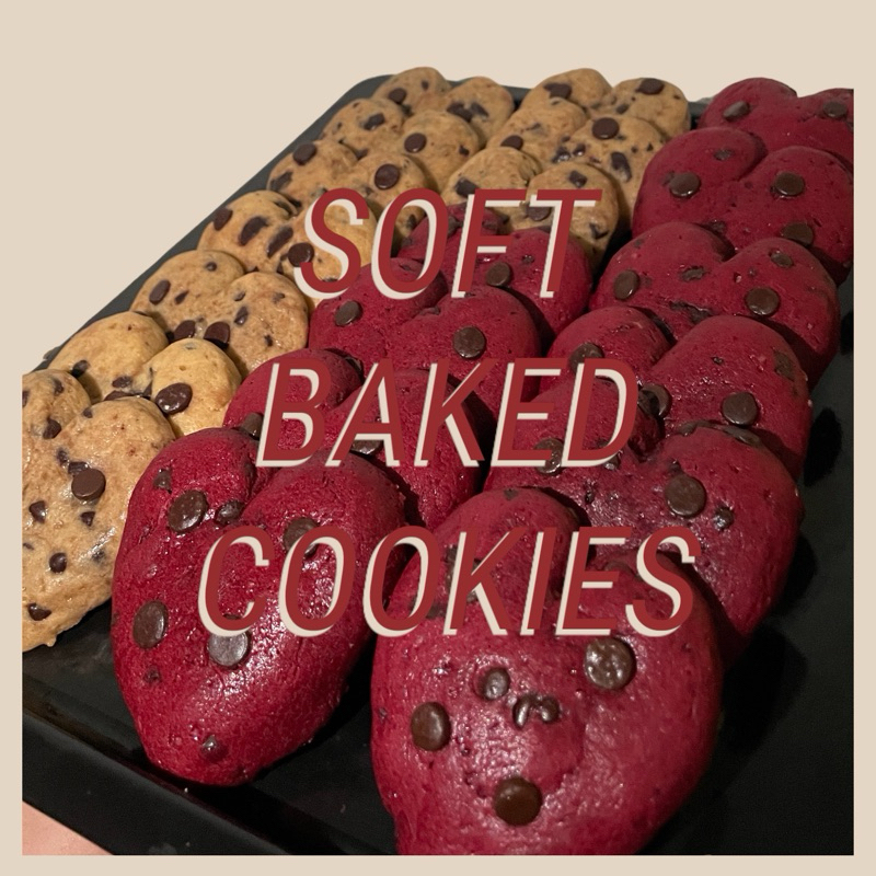 

Soft cookies variants Original & Red velvet