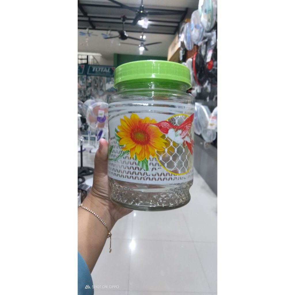 KIG TOPLES 1000D TOPLES KACA TEBAL BERGAMBAR