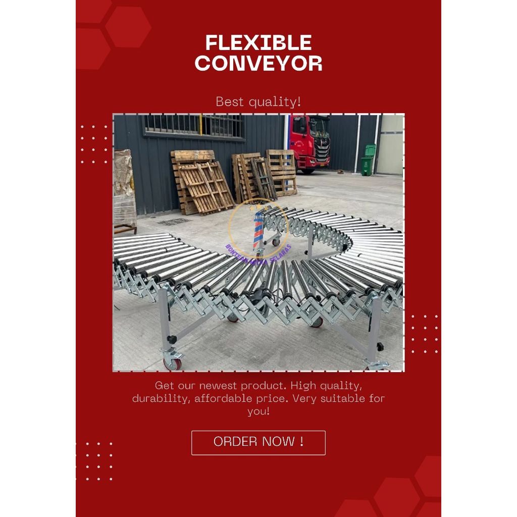 Flexible Conveyor - Roller Conveyor - Gravity conveyor