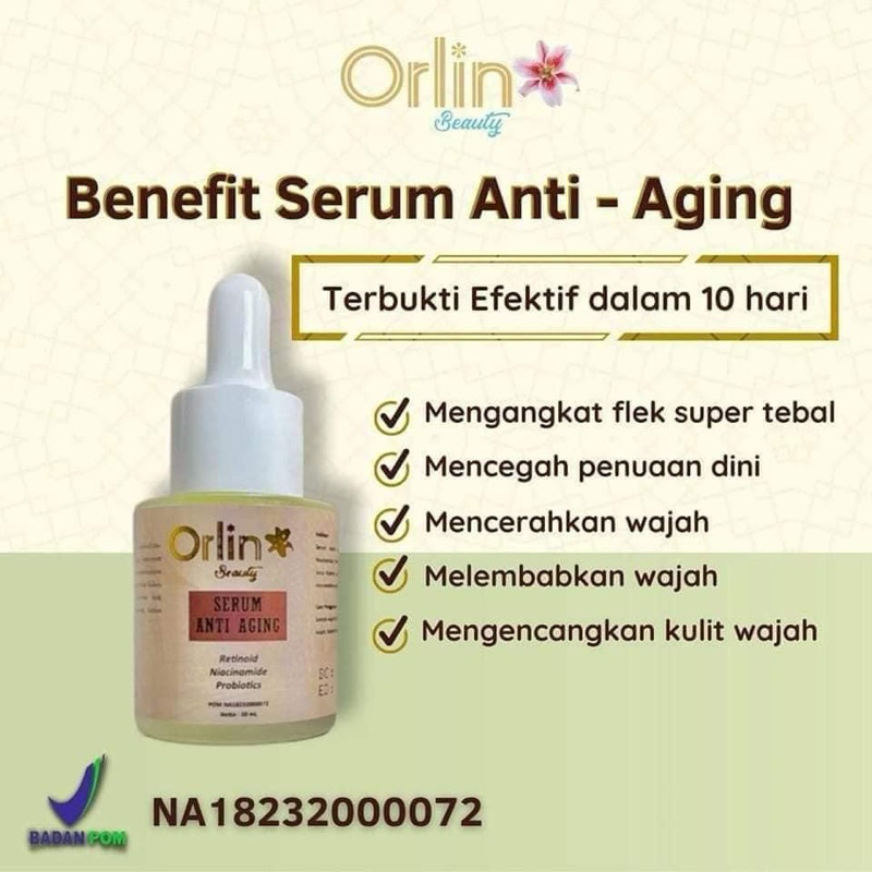 serum anti aging orlin beauty (orlin beauty serum)