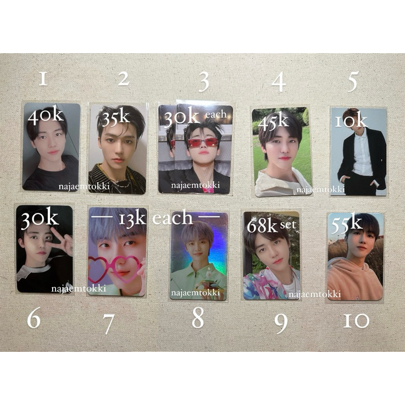 [CLEARSALE] WTS AAB JAEMIN PC PHOTOCARD helfut hello future owhat reguler reg arrival agent nagent b
