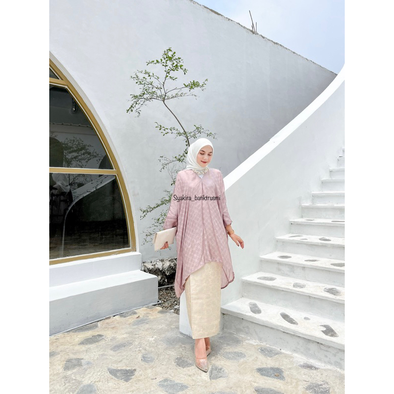 BLOUSE VISCOSE POLOS (HANYA ATASAN)