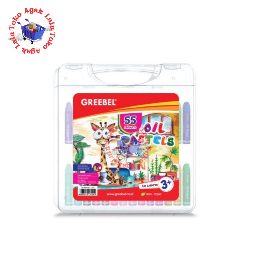 

Oil Pastel / Crayon Greebel 55 Warna