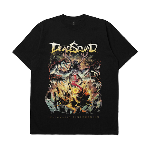 Kaos Band Deadsquad Enigmatic Pandemonium Tshirt Bahan 100% Cotton Casual T-SHIRT