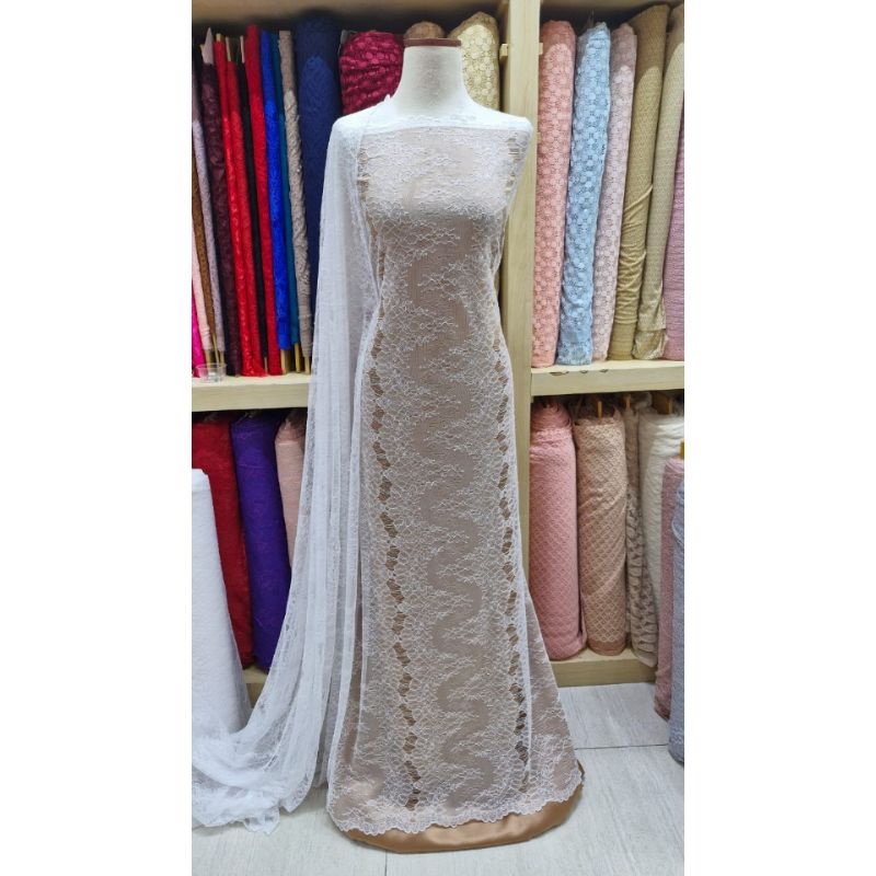 Brokat Chantily Trimming/ Brokat Renda/ Lace Chantily Meters