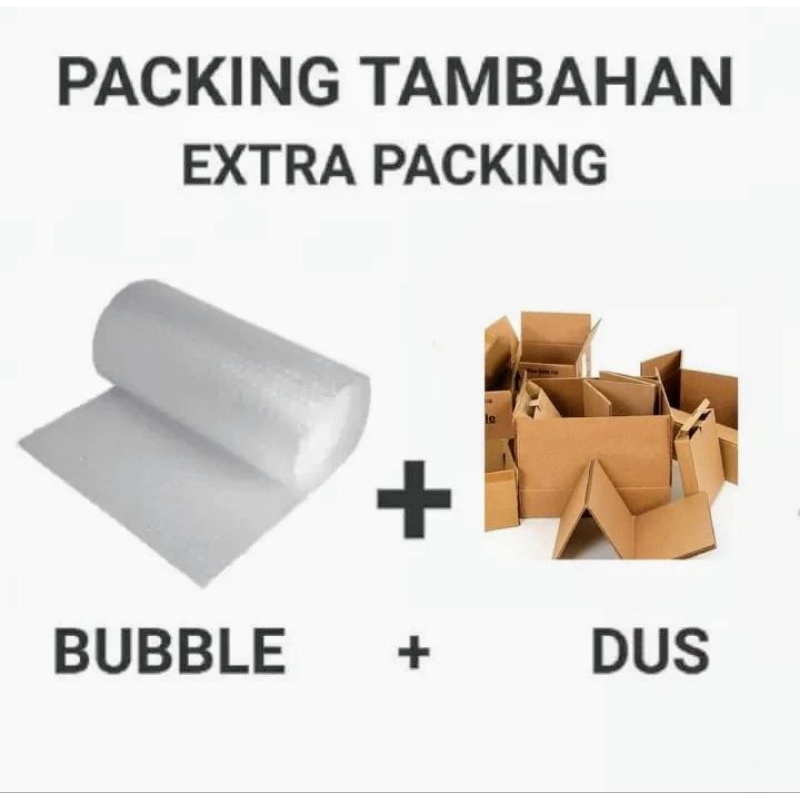 

PACKING TAMBAHAN BUBBLE WRAP / KARDUS