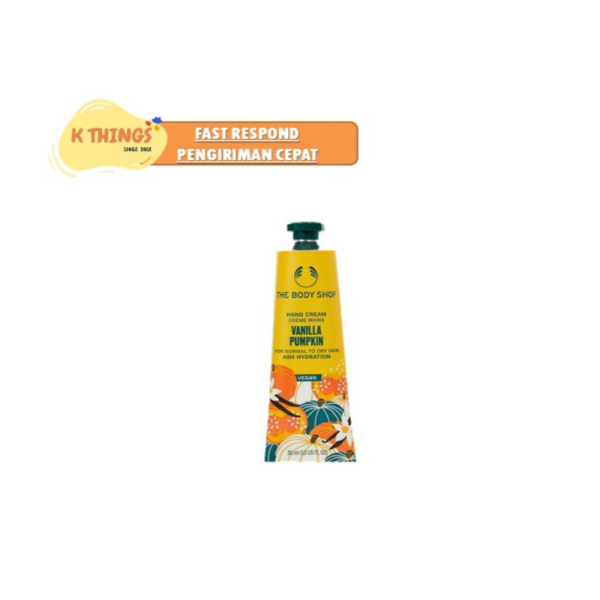 Promo THE BODY SHOP Strawberry British Rose Hand Cream ORIGINAL - Vanilla 30ml Berkualitas